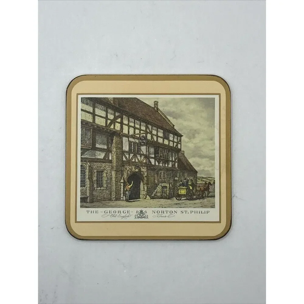 Pimpernel Traditional Collection English Village Place Mats And Coasters Vintage